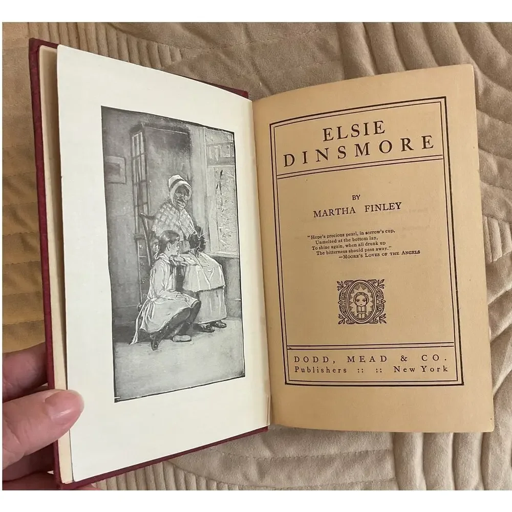 1896 Elsie Dinsmore by Martha Finley Published By Dodd, Mead And Company